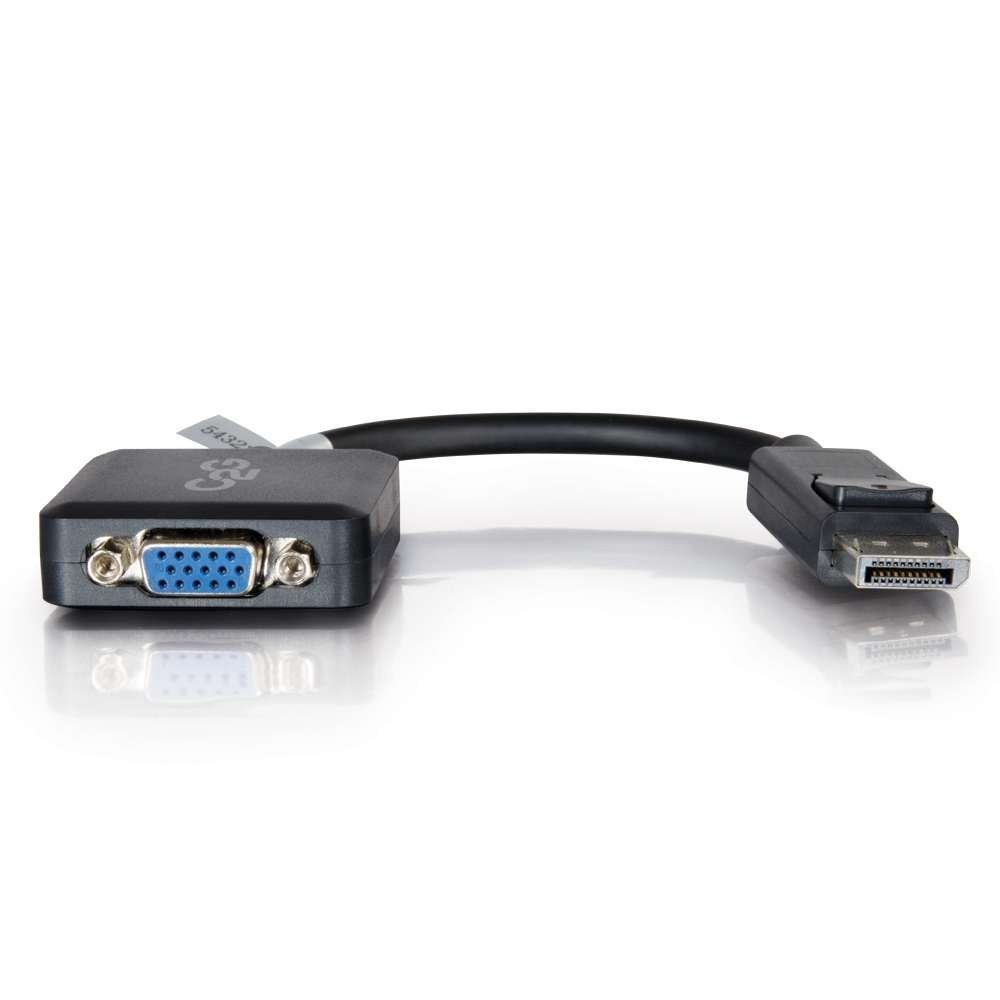 Cables To Go 54323 Displayport Male Vga Female Adapter Converter Black