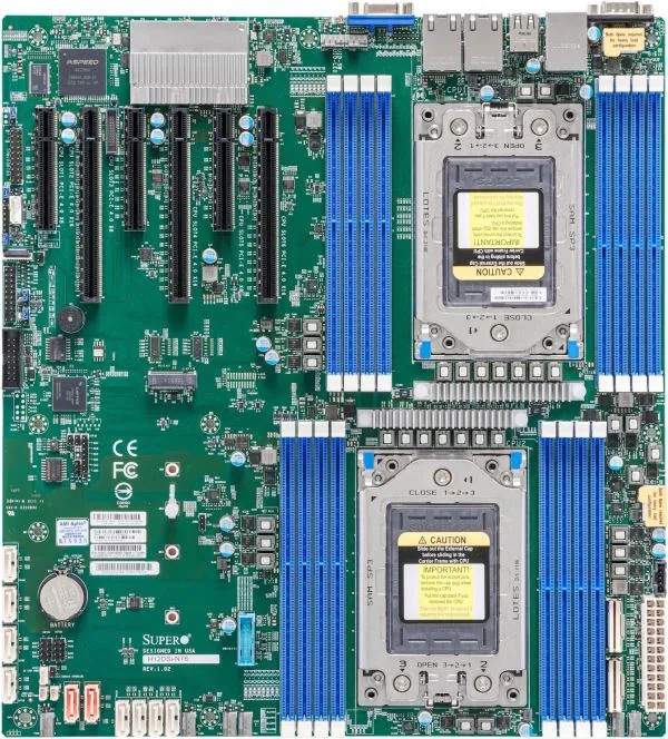 Supermicro MBD-H12DSI-NT6 Dual Epyc 7003 7002 16xDDR4 3xPciex Motherboard