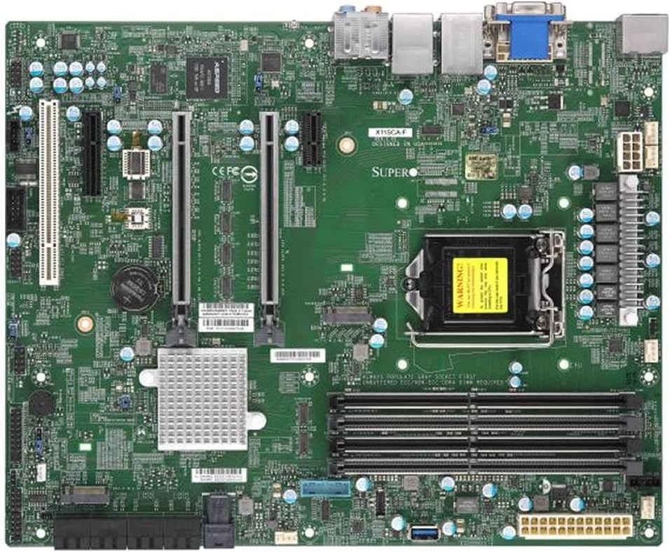 Supermicro X11SCA-F Intel C246 LGA-1151 DDR4 Server Motherboard MBD-X11SCA-F-O