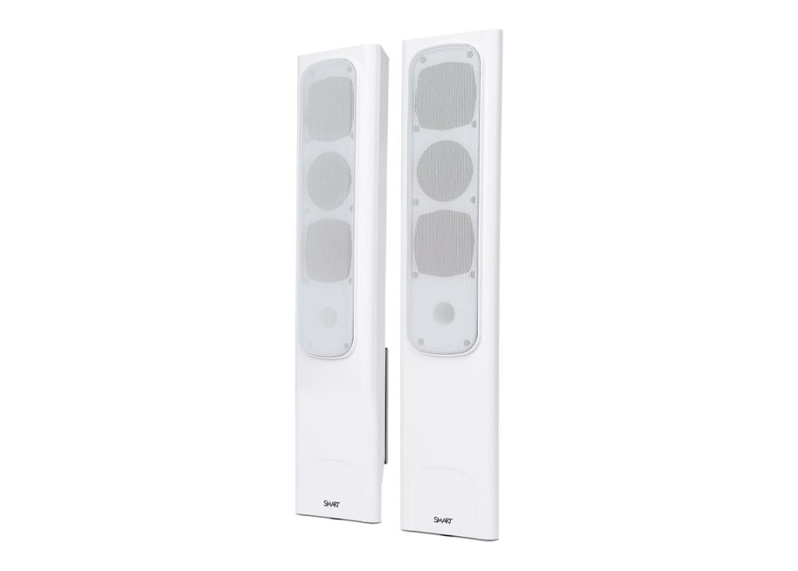 Smart Board Pair Speakers Audio System White For InterActive Displays SBA-100