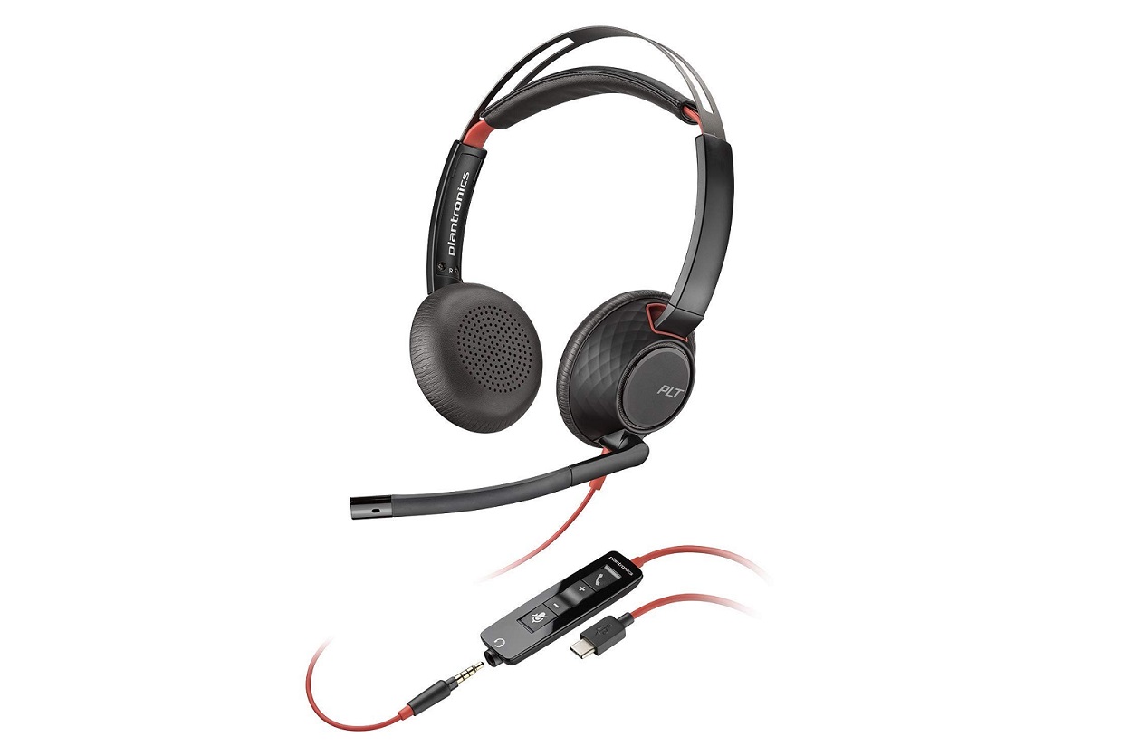 Plantronics 207586-01 Blackwire 5220 Usb Type-C Stereo On-Ear Headset