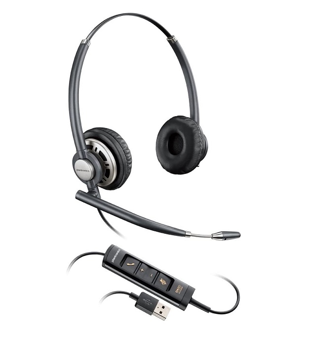 Plantronics EncorePro HW725 USB Corded Headset 203478-01