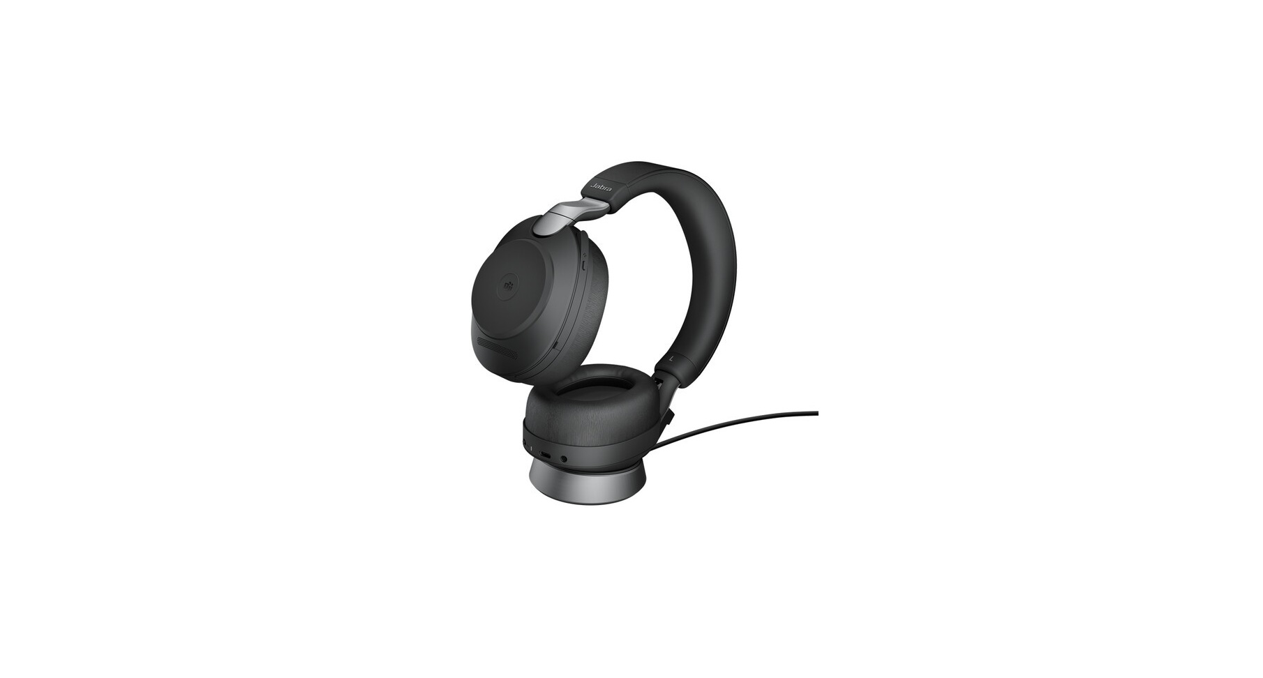 Jabra Evolve2 85 Noise-Canceling Wireless Over-Ear Headset With Stand 28599-989-889