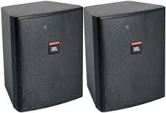 JBL Control 25AV-B Two-Way 5.25 5-1/4 200Watts Outdoor Loudspeaker Speaker Black Pair Control 25AV