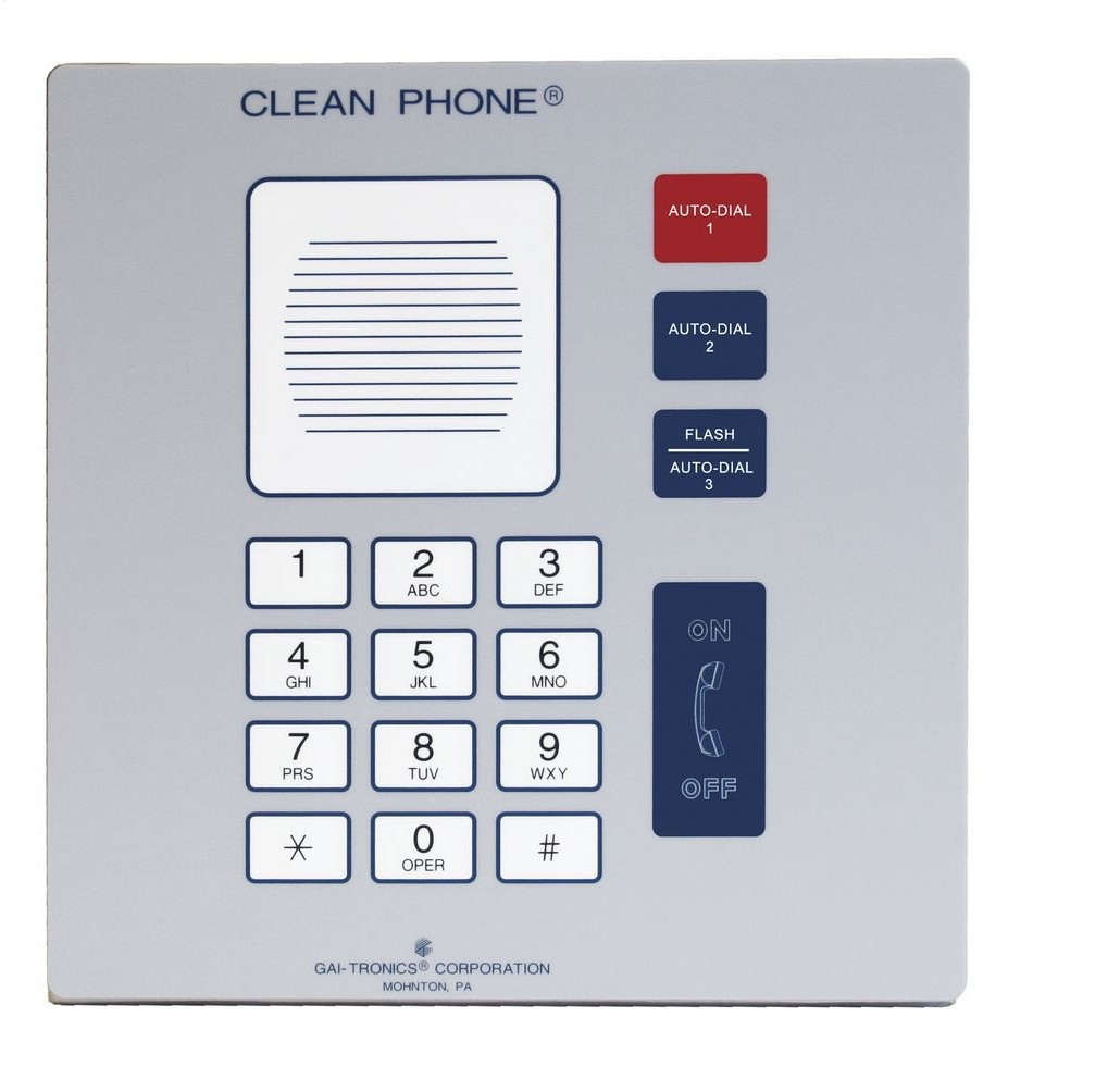GAI-Tronics Flush-Mount Voip Clean Phone 295-702F
