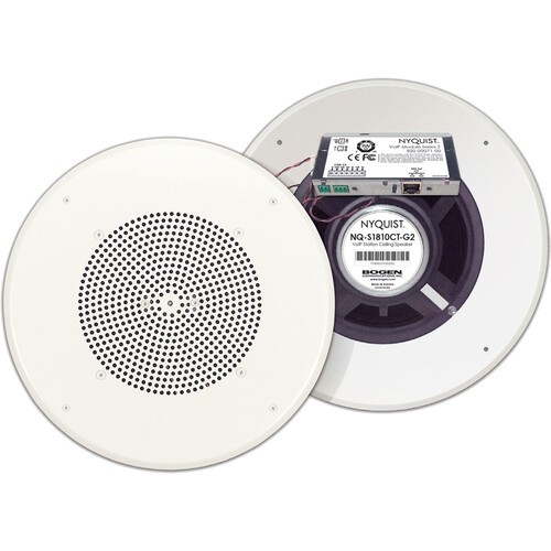 Bogen Nyquist Gen-2 Voip 8 Ceiling Talkback Speaker NQ-S1810CT-G2