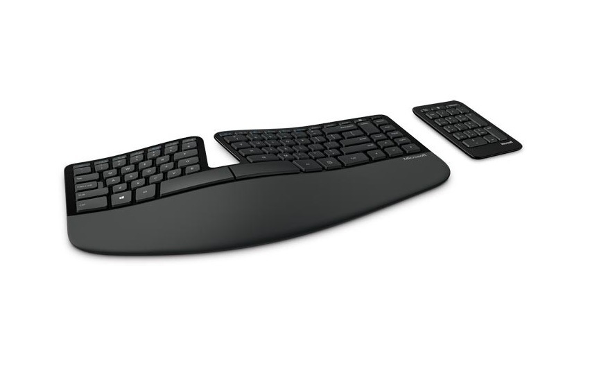 Microsoft 5KV-00001 Sculpt Ergonomic Keyboard and KeyPad USB For Business 5KV-00001
