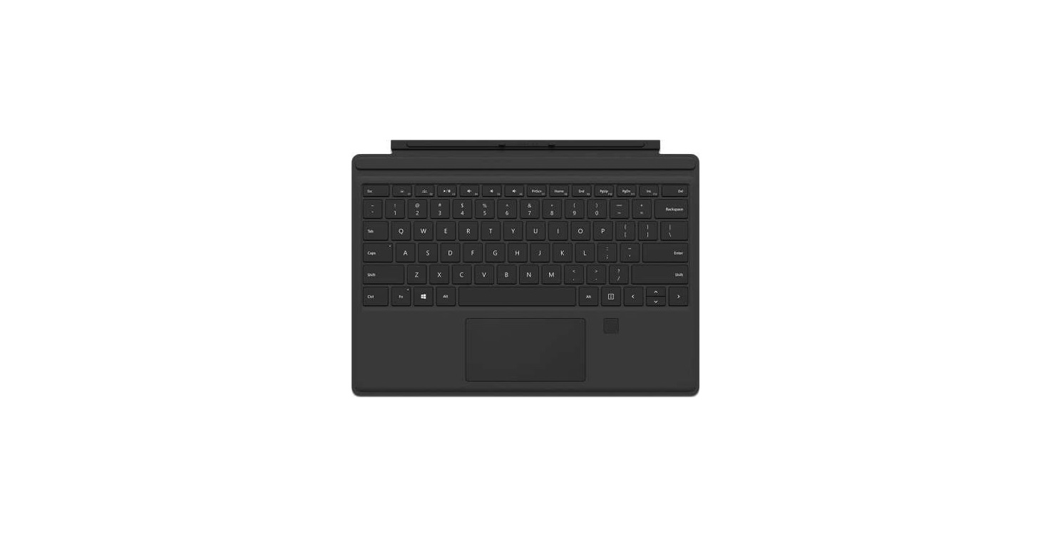 Microsoft GKG-00001 Surface Pro Type Cover With Fingerprint Id Keyboard Black