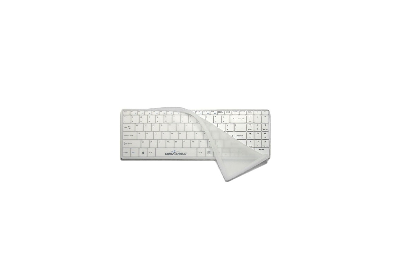 Seal Shield Cleanwipe Usb Waterproof Keyboard White SSWKSV099