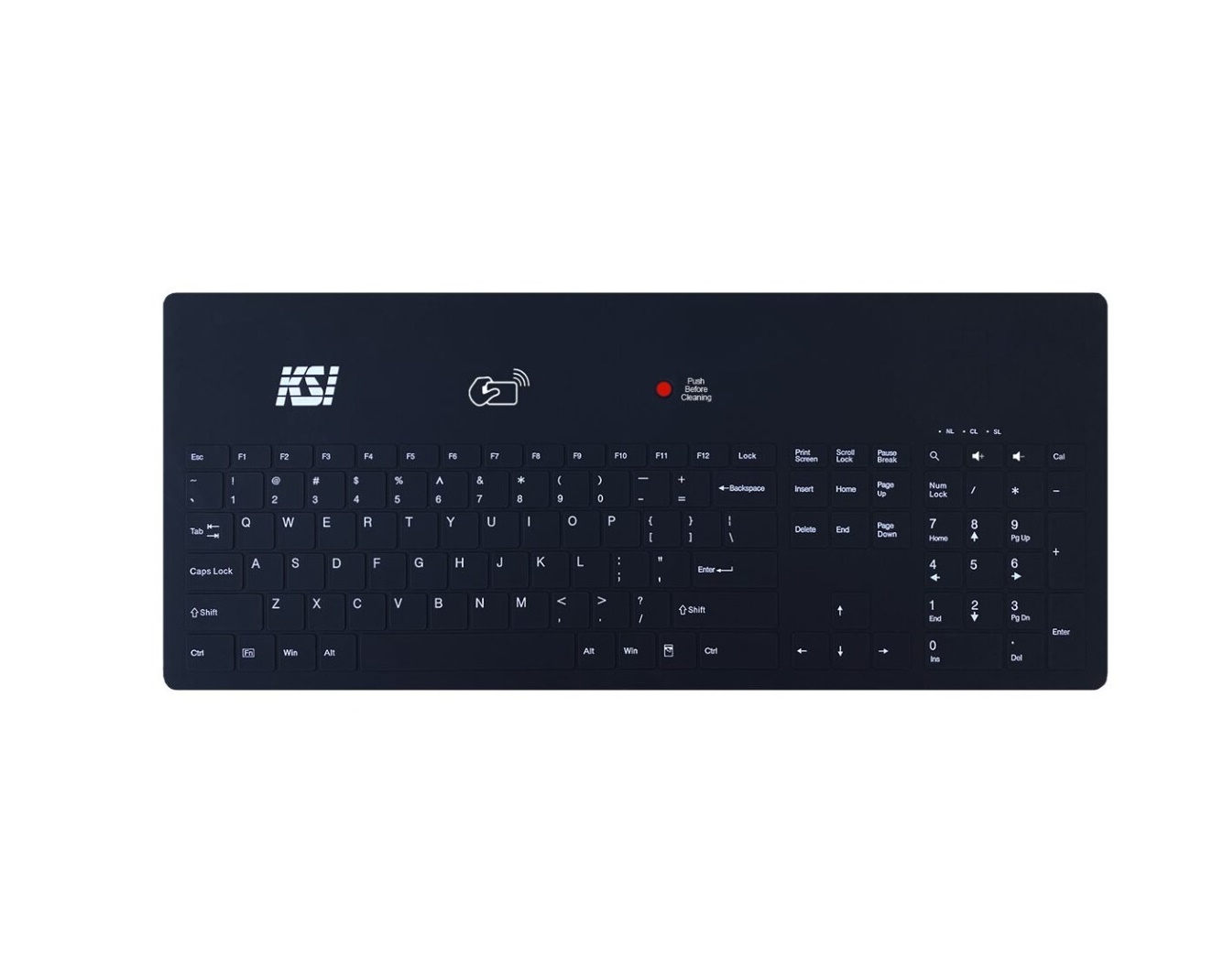 Key Source International Keyboard With Rfideas Waveid KSI-2000 SX HB-21