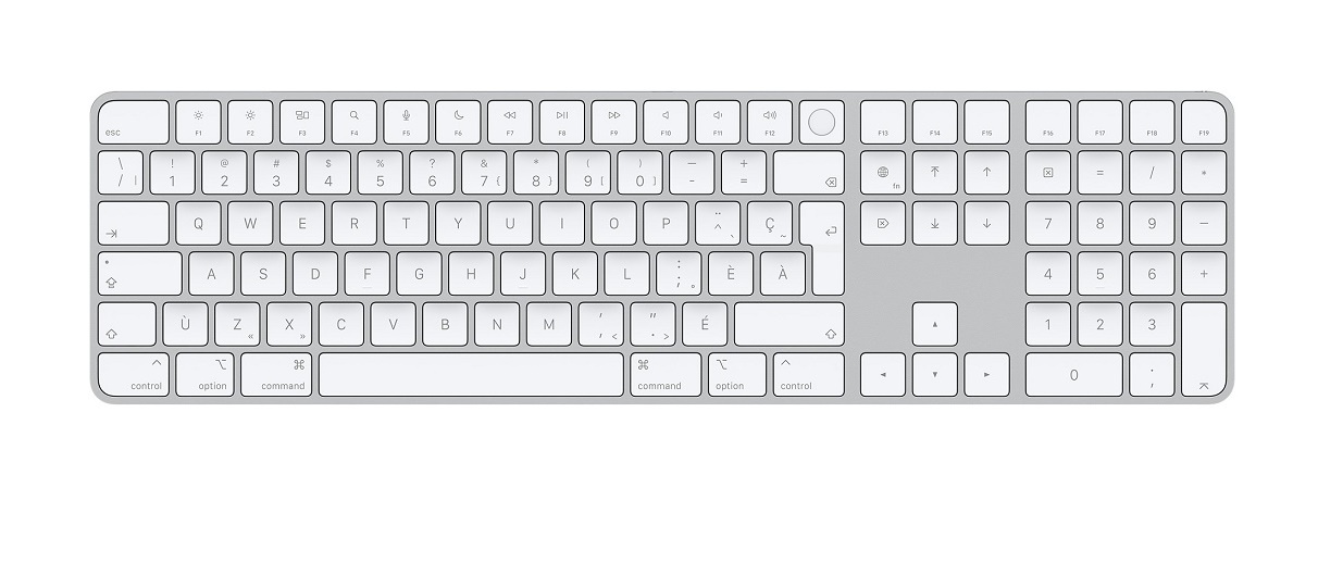 Apple Magic Keyboard With Touch Id Canadian English French MK2C3C/A
