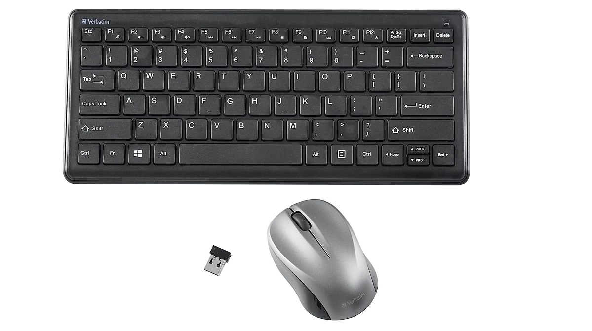 Verbatim Silent Wireless Compact Keyboard And Mouse 70739