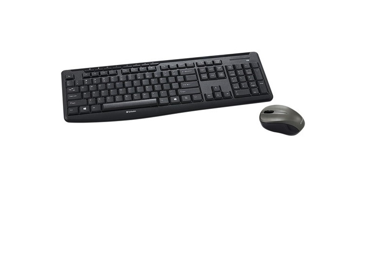 Verbatim Silent Wireless Mouse and Keyboard Black 99779