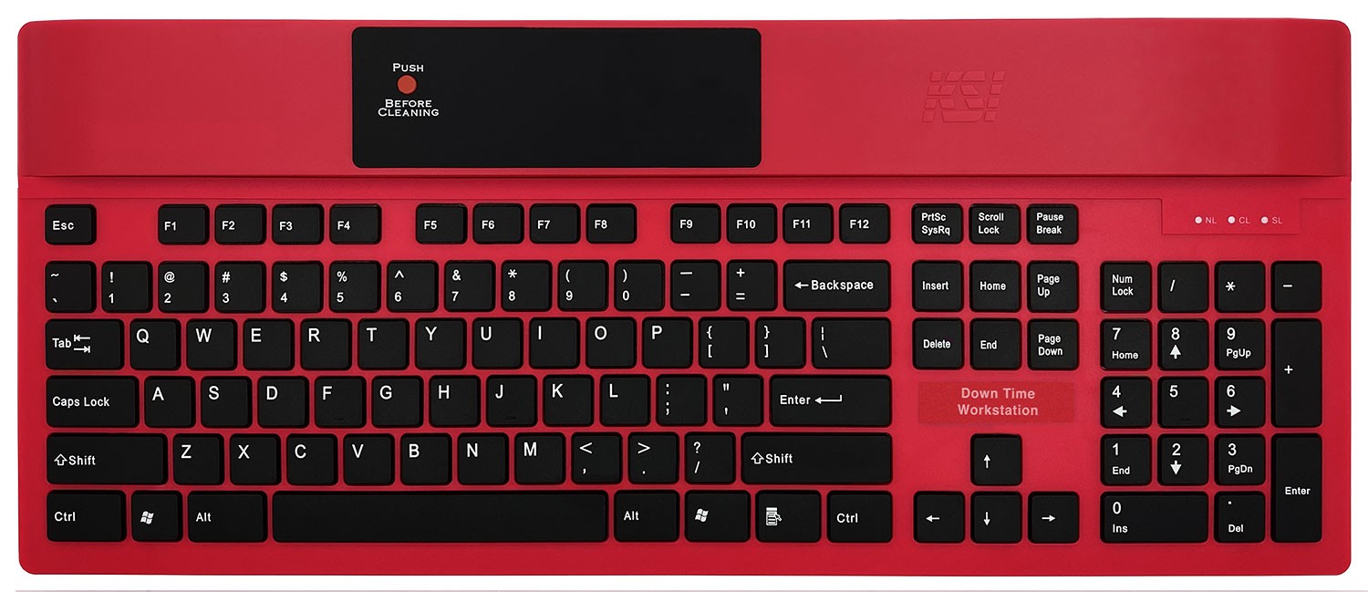 Key Source International KSI-1700 SX Red USB Keyboard Red