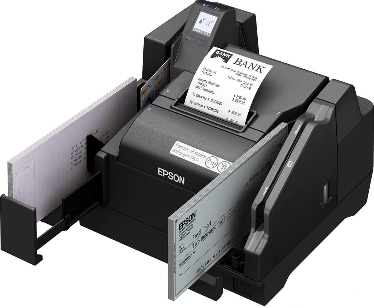 Epson TM-S9000II NO-INK USB Mono Check Reader Black A41CG59A9991