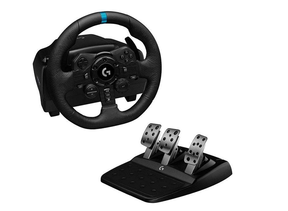 Logitech G923 Trueforce Racing Wheel And Pedals Usb For Ps 5 PS4 941-000147