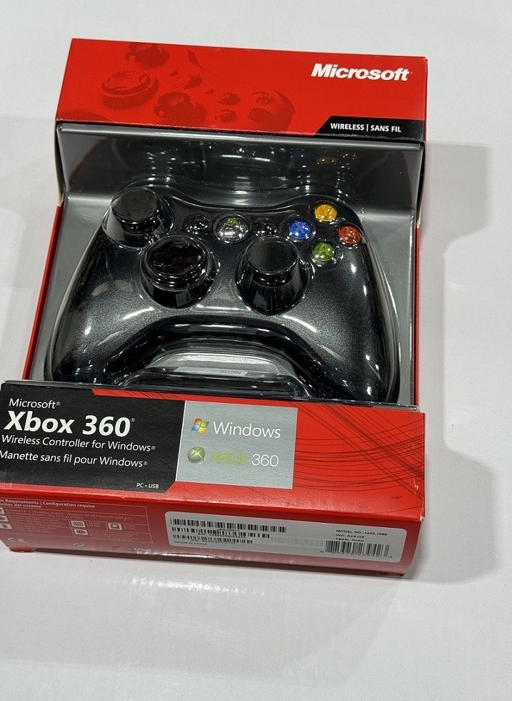 Microsoft Xbox 360 Wireless Controller For Pc Usb Black JR9-00011