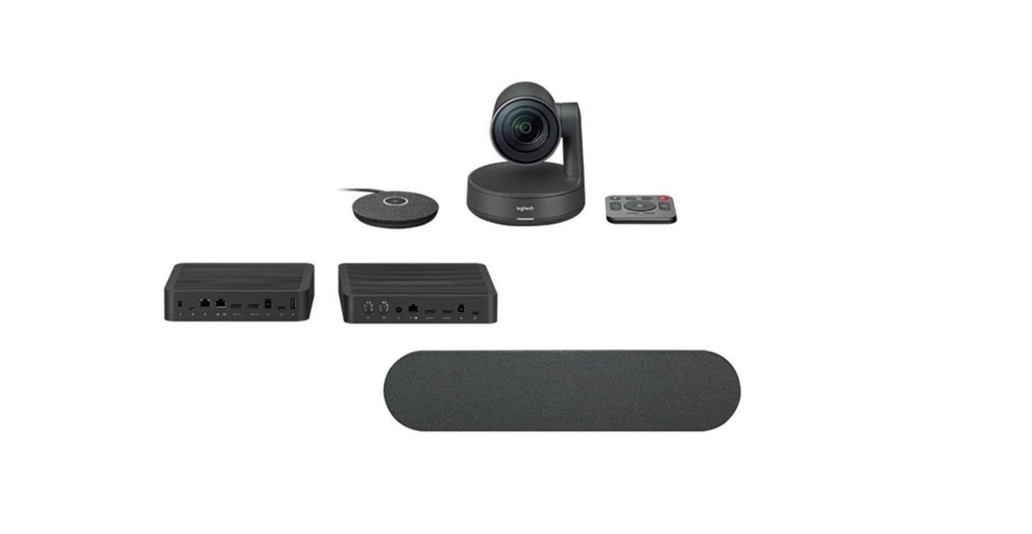 Logitech Rally Uhd 4K Conference Camera System With Speaker And Mic Pod Set 960-001217