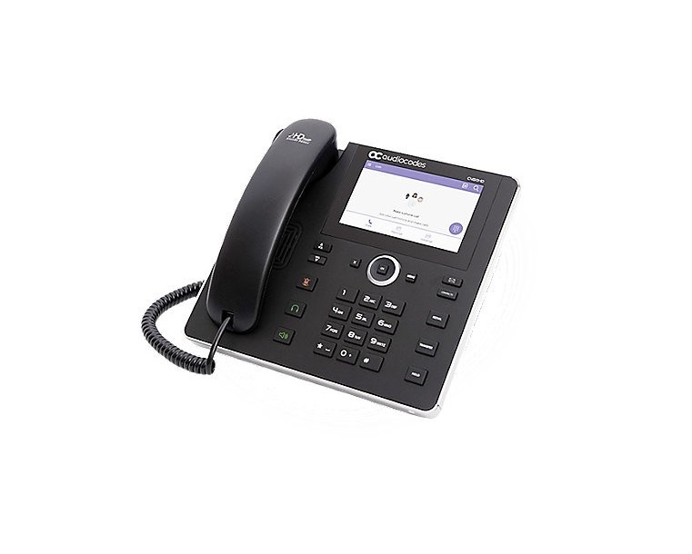 Audiocodes C450HD 5 Dual Band Poe Wi-Fi Ip Phone TEAMS-C455HDPS TEAMSC455HDPS