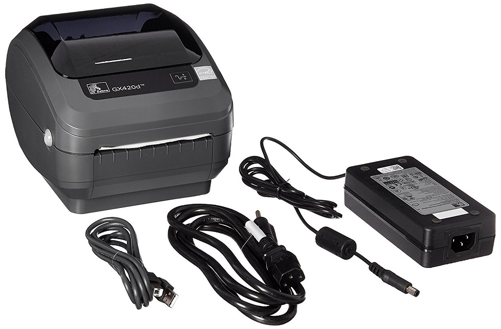 Zebra GX42-202410-000 GX420d Direct Thermal Mono Printer 203dpi Serial USB LAN Printer