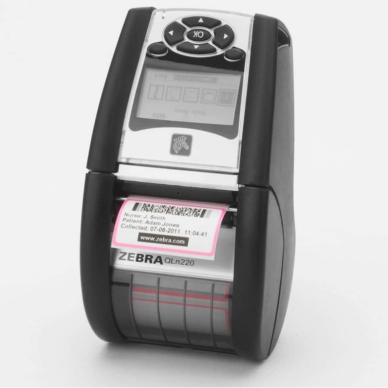 Zebra Qln220 QN2-AUCB0M00-00 Dt 203dpi Usb Serial Bt Eth Label Printer