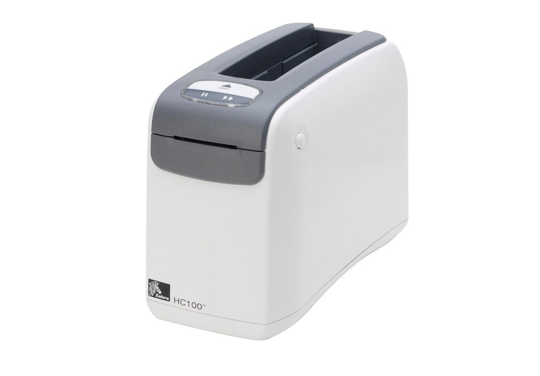 Zebra HC100 Wristband Thermal USB Serial BarCode Label Printer HC100