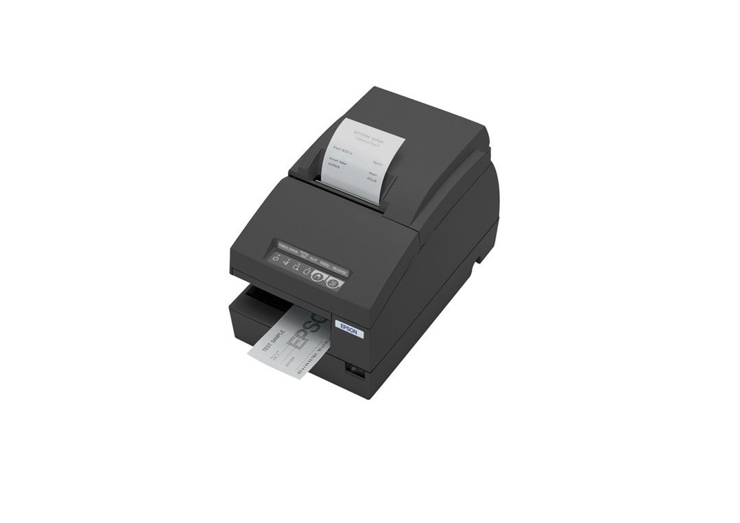 Epson TM-U675 No Micr No Auto Cutter (Requires P/S) Serial Dot-Matrix Printer Dark Gray C31C283A8911