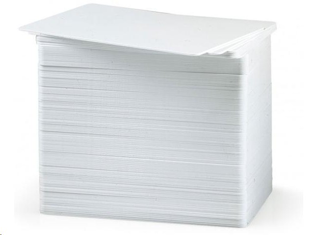 Zebra 104523-118 Premier PVC Card 30mil Plastic ID Cards Pack of 500 Cards