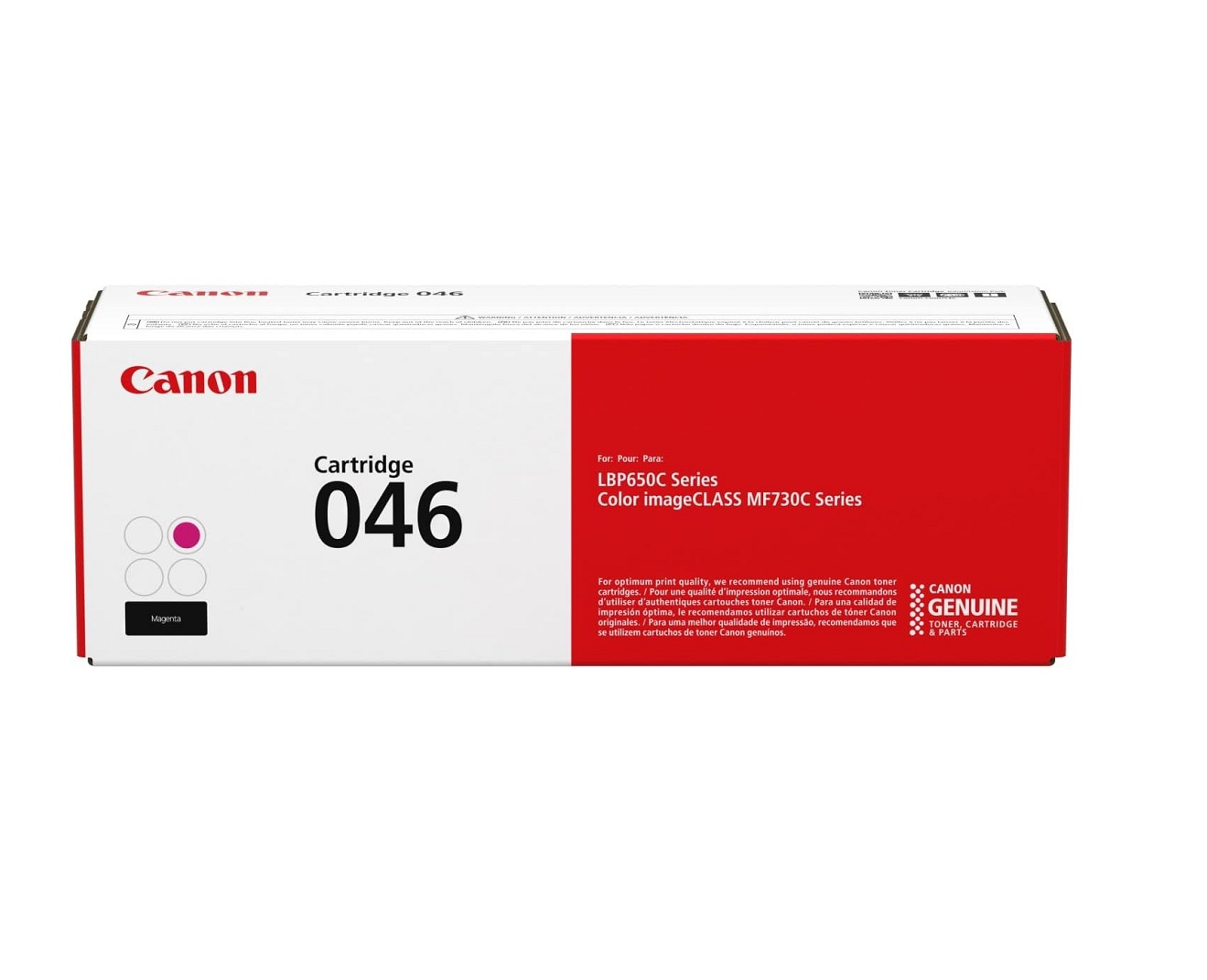 Canon 046 Magenta Standard-Capacity Toner Cartridge 1248C001