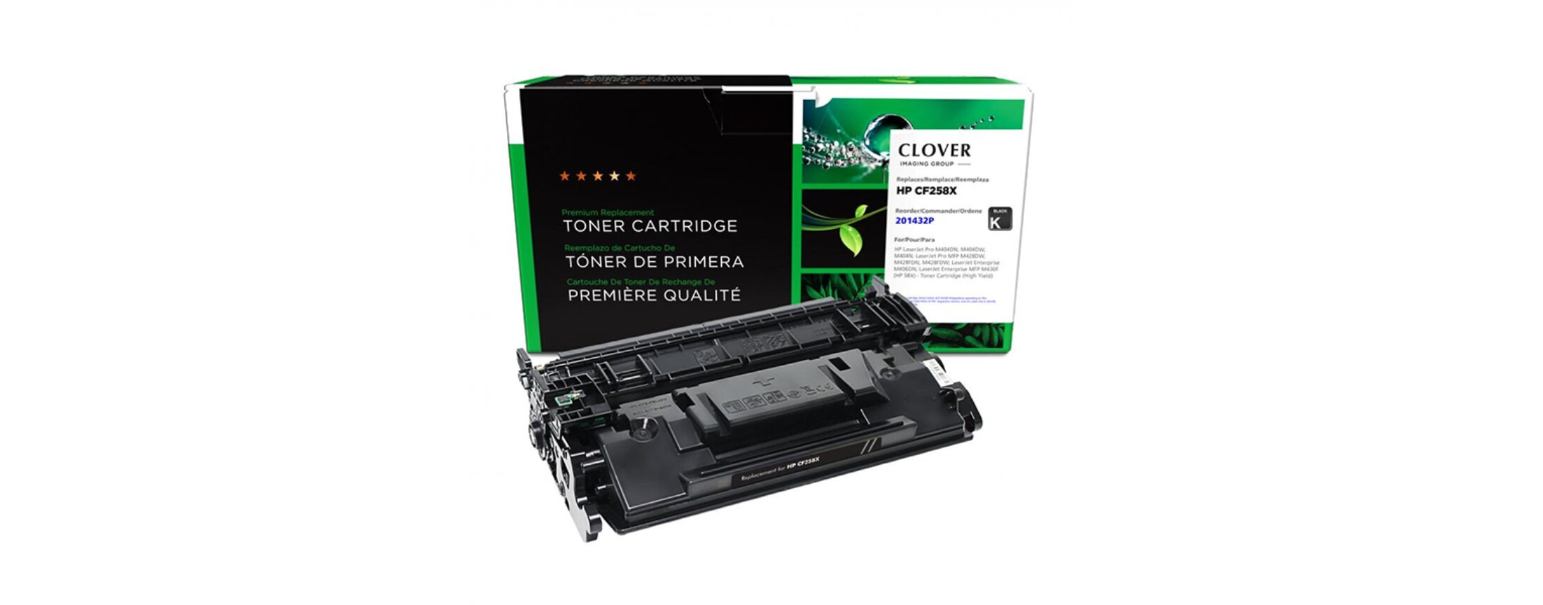Clover Technologies High Yield Black Toner Cartridge For Hp CF258X 201432P