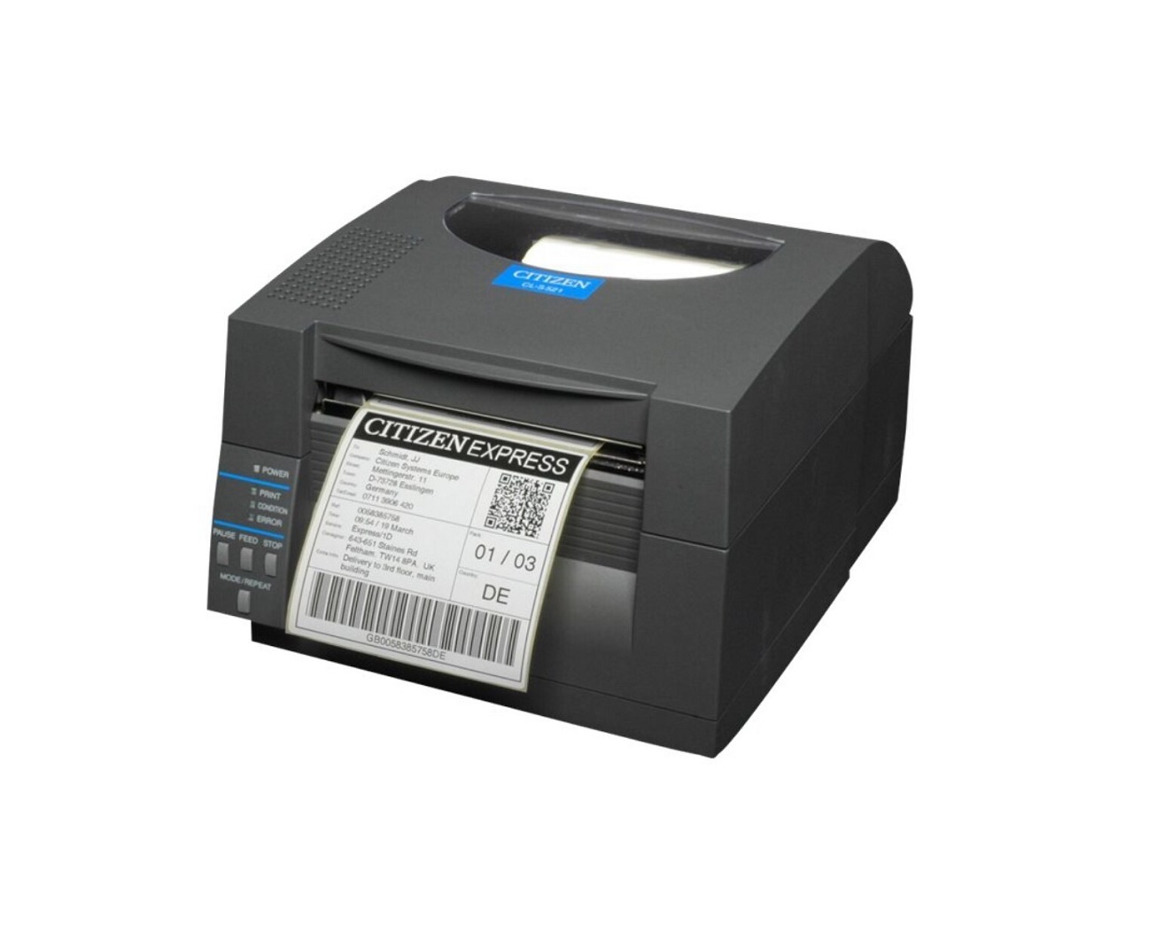 Citizen CL-S521II B/W Direct Thermal Label Printer CL-S521II-EPUBK-C
