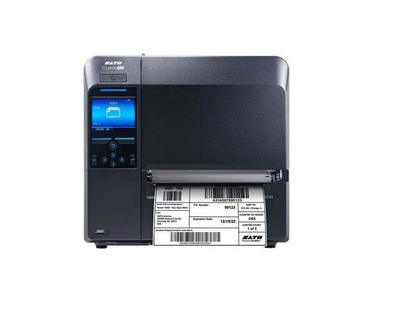 Sato CL6NX Plus 203dpi Dt Tt Usb Lan Serial Parallel Bt Label Printer WWCLPA101
