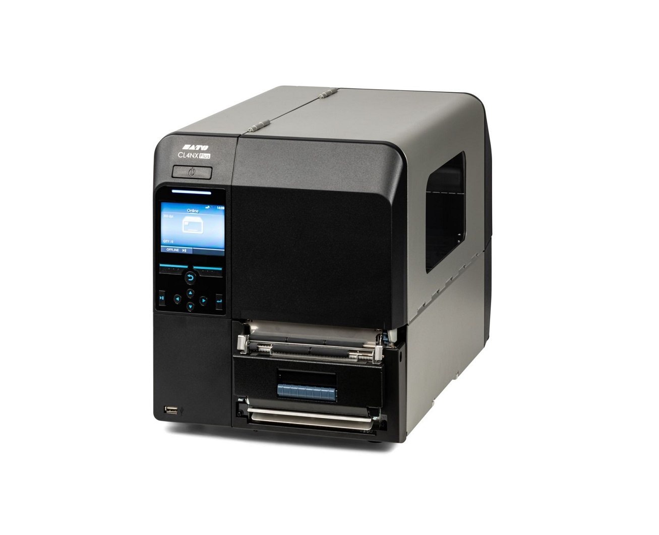 Sato CL4NX Plus Thermal Printer 305dpi Rtc WWCLP2021 Lcd Display 4.1in Print Width Lan Usb Serial