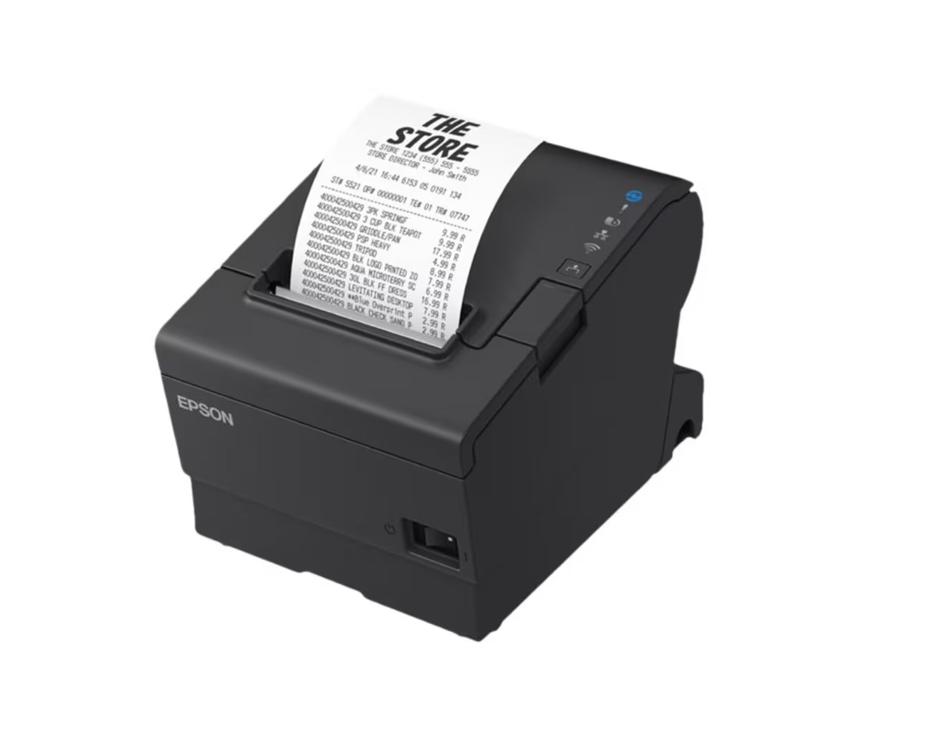 Epson TM-T88VII Thermal Usb Ethernet Autocutter Receipt Printer C31CJ57012