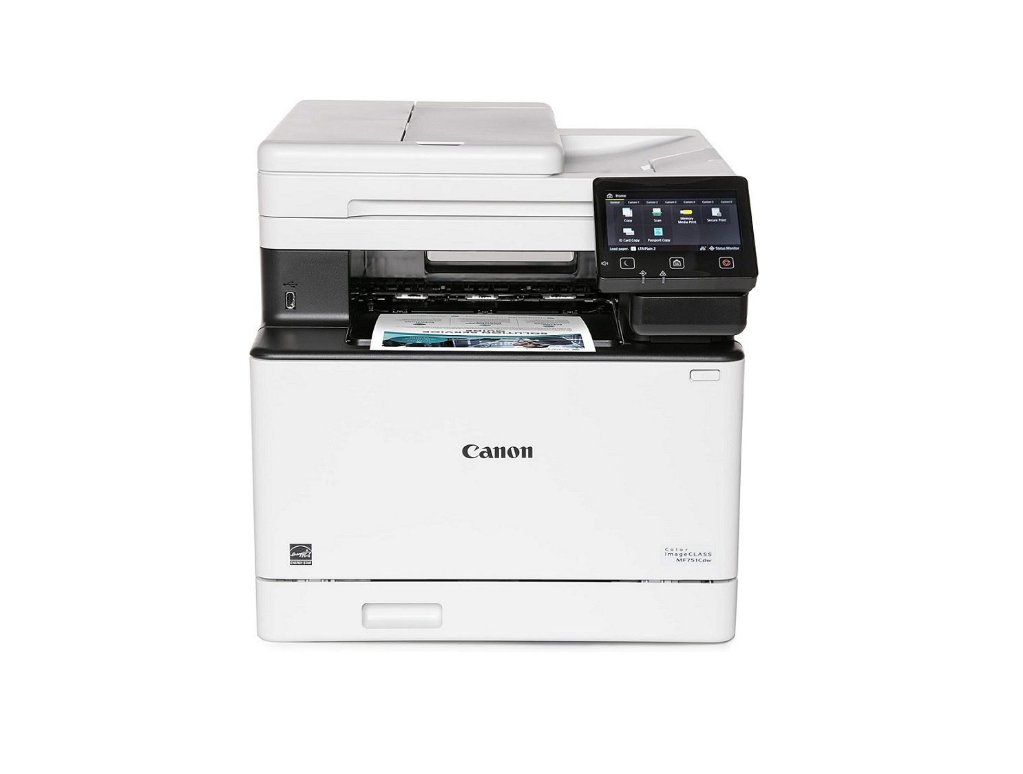 Canon ImageClass MF751Cdw MultiFunction Wireless Color Laser Printer 5455C015