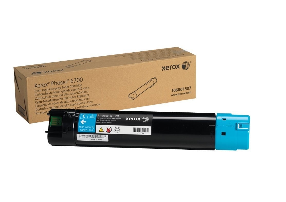 Xerox Phaser 6700 Cyan High Capacity Toner-Cartridge 106R01507
