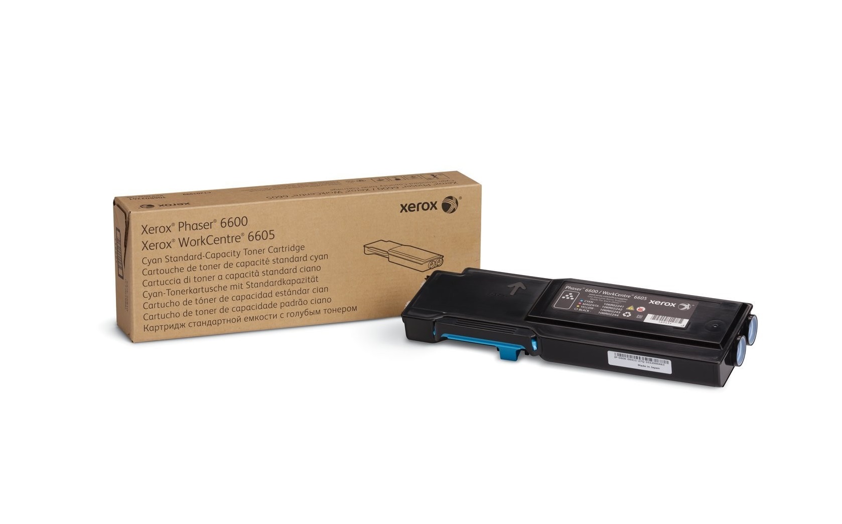 Xerox Genuine 106R02241 Cyan Toner Cartridge For Phaser 6600 WorkCentre 6605