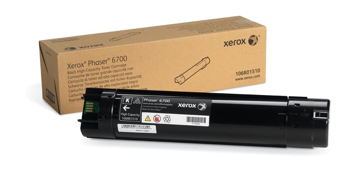 Xerox High Capacity Black Toner Cartridge For Phaser 6700 106R01510