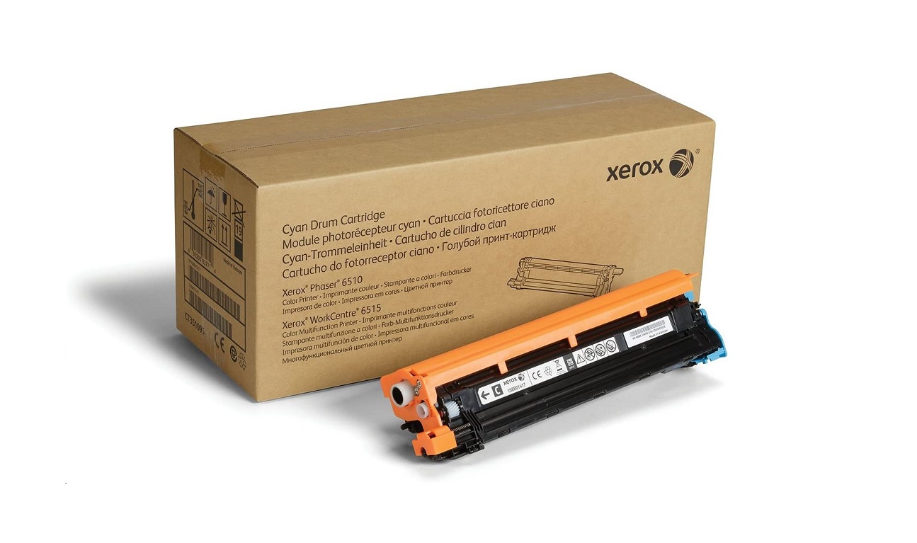 Xerox Genuine Drum Cartridge 48000 Page-Yield Cyan For Phaser 6510 WorkCentre 6515 108R01417
