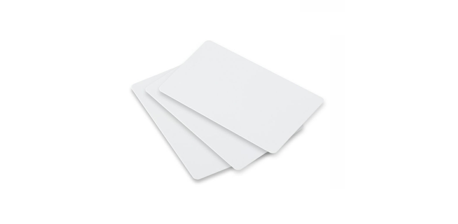 HID Ultracard CR79 CR80 10 Mil Adhesive Paper-Backed Cards 500-Pack 081759