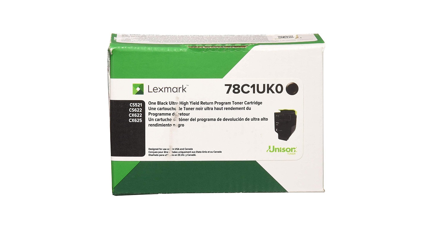 Lexmark Genuine Black Ultra High Yield Toner Cartridge 78C1UK0