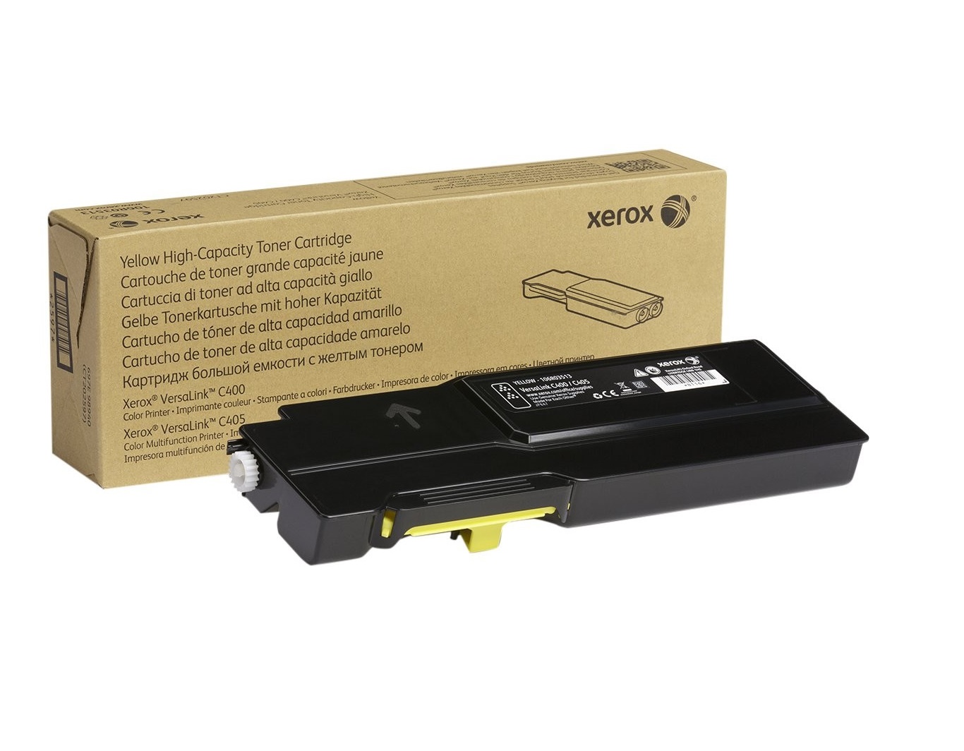 Xerox Genuine 106R03513 Yellow High Capacity Toner Cartridge For the Versalink C400/C405