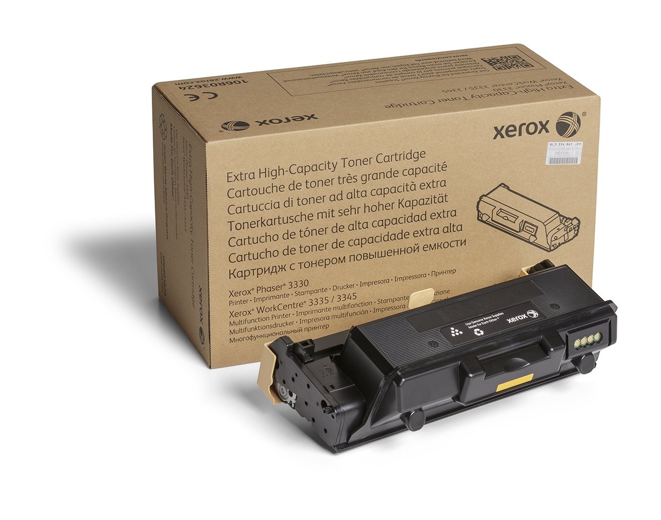 Xerox Genuine 106R03624 Extra High-Capacity Toner Cartridge For Phaser 3330 WC 3335/3345 106R03624