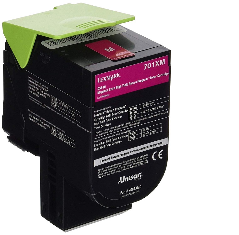 Lexmark Genuine 70C1XM0 Magenta Extra High Yield Toner Cartridge 70C1XM0