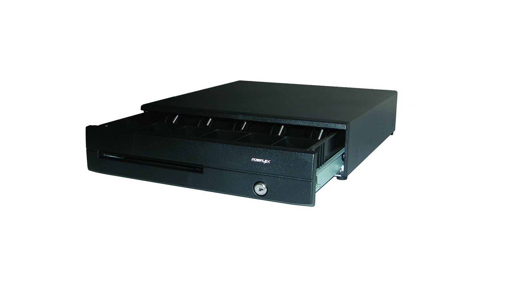 Posiflex CR6300 Series Cash Drawer 6 Coin  5 Bill Tray Usb Black CR-6325B