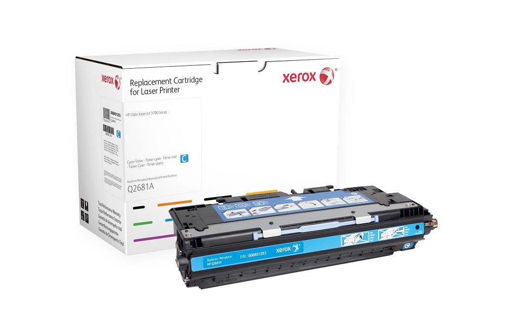 Xerox Genuine Cyan 6R1293 Replacement Cartridge For Hp Q2681A 3700 006R01293
