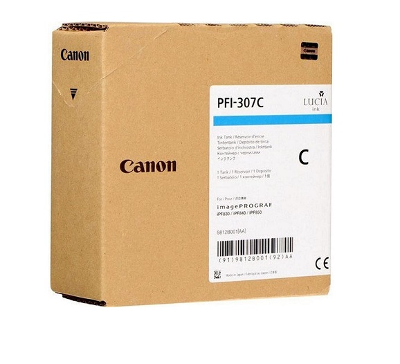 Canon PFI-307C Cyan Ink Cartridge 330 Ml 9812B001AA