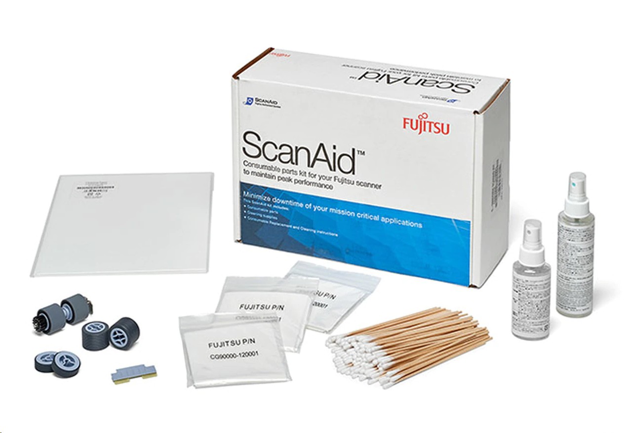 Fujitsu Cleaning Supplies Consumables Scanaid Kit Fi-5900C Fi-5950 ...