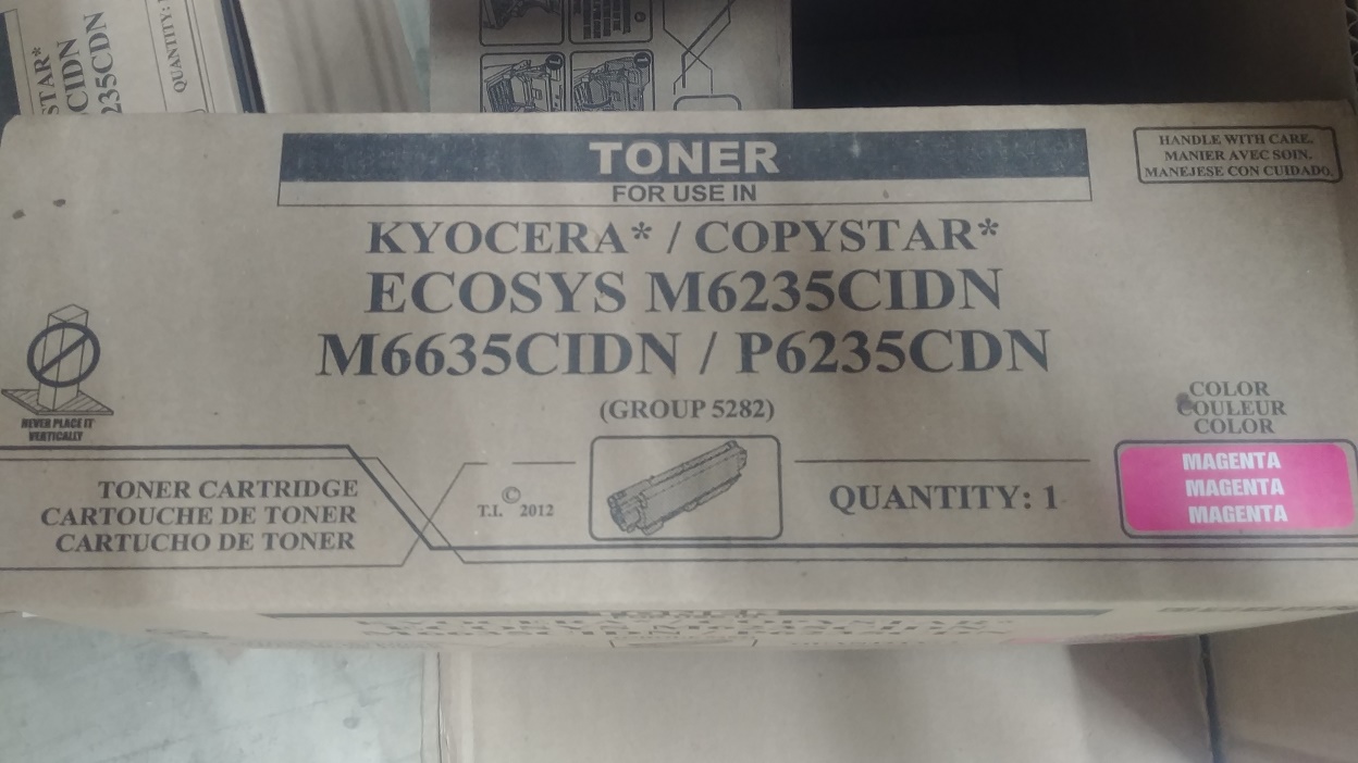Kyocera Wireless M6235CDN Toner Cartridge Magenta Yield 11000 Pages TK-5282M