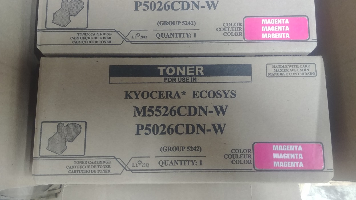 Kyocera Wireless M5526CDN Toner Cartridge Magenta TK-5242M